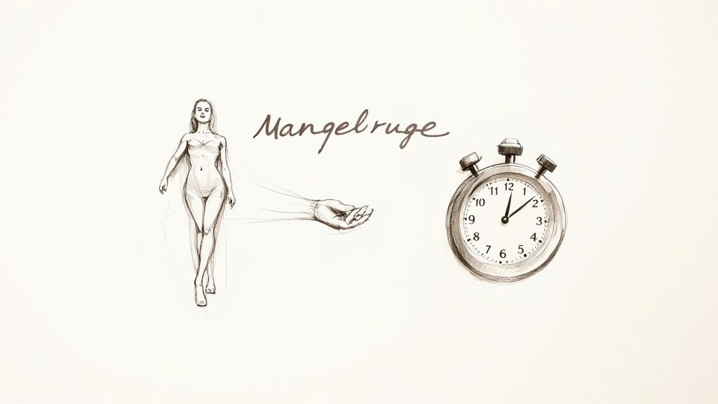 Ein Bauarbeiter erhält formelle Dokumente von einem Bauherrn auf einer Baustelle.