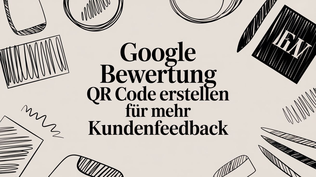 Google Bewertung QR Code erstellen für mehr Kundenfeedback