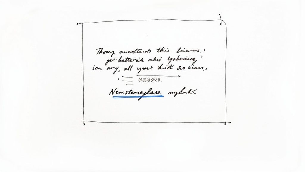 Eine Person plant strategisch die Platzierung von Links auf einem digitalen LinkedIn-Board