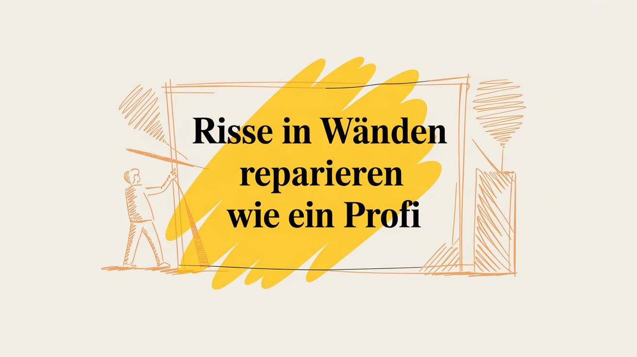 Risse in Wänden reparieren wie ein Profi