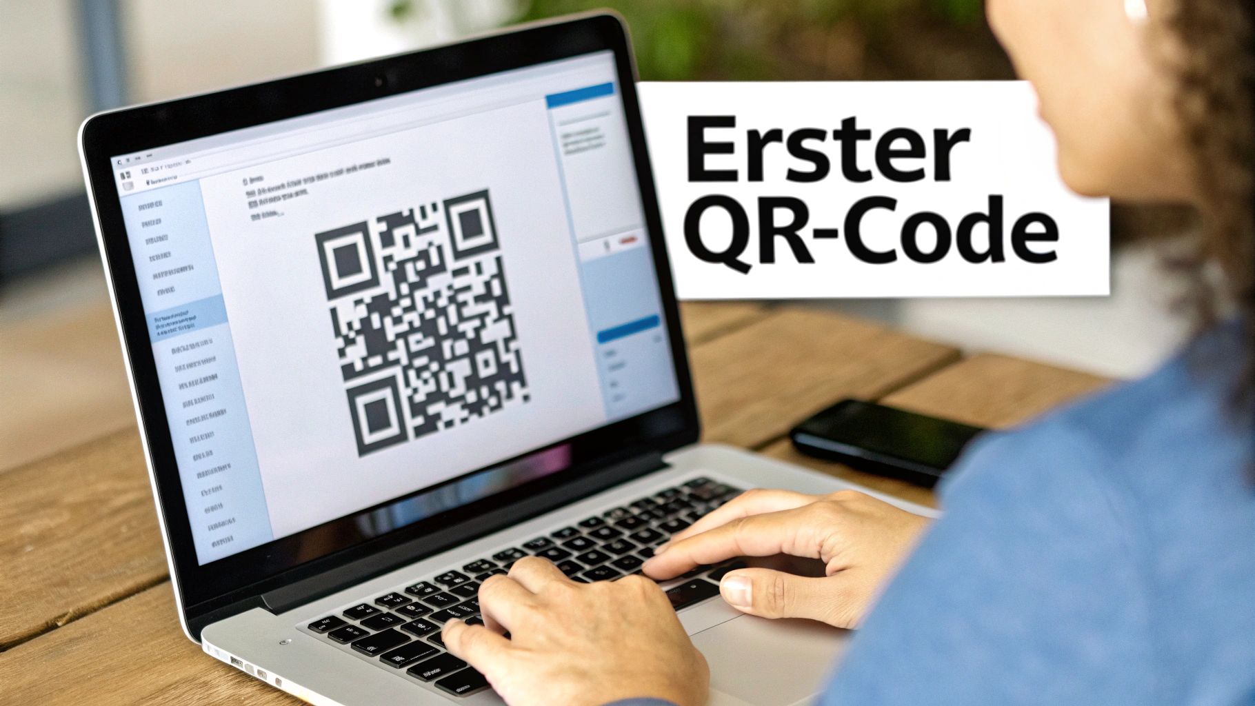 Screenshot from https://www.qrcode-generator.de/