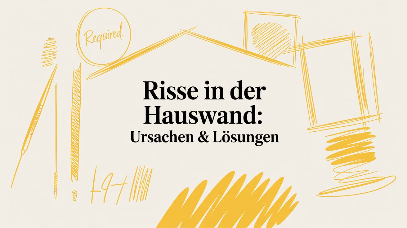 Risse in der Hauswand: Ursachen & Lösungen