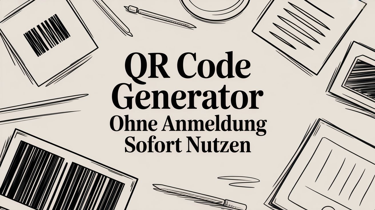 QR Code Generator ohne Anmeldung sofort nutzen