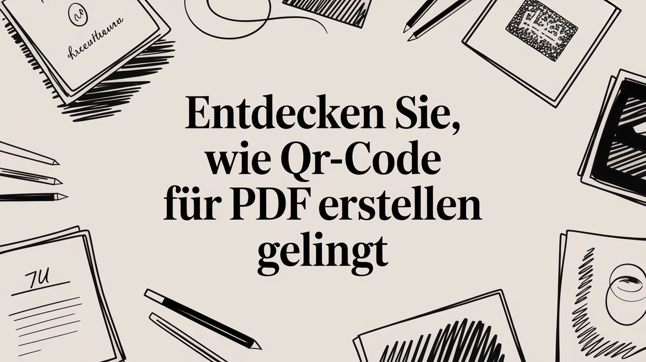 Entdecken Sie, wie qr-code für pdf erstellen gelingt
