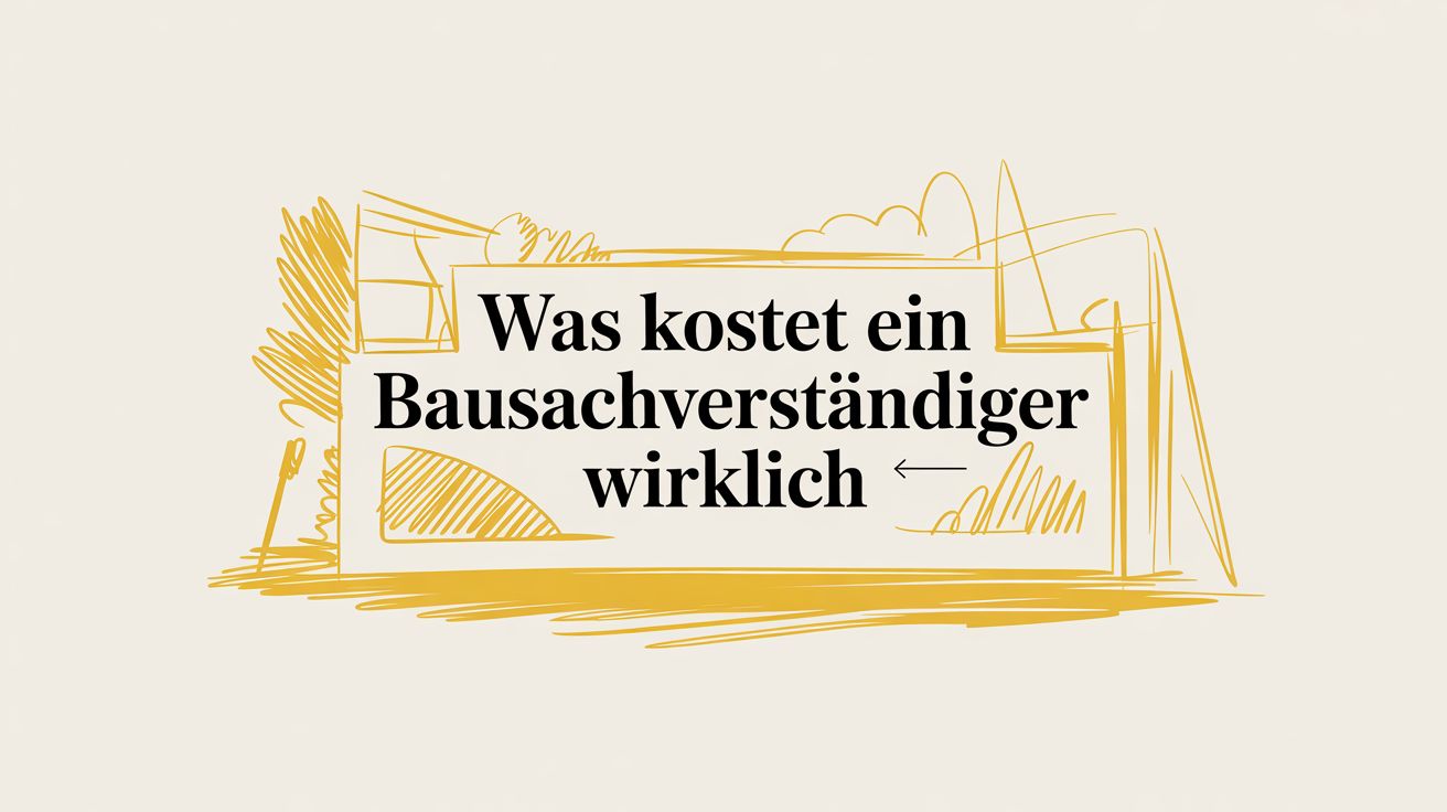 Was kostet ein Bausachverständiger wirklich