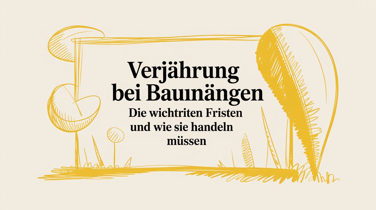 Verjährung bei baumängeln die wichtigsten fristen und wie sie handeln müssen