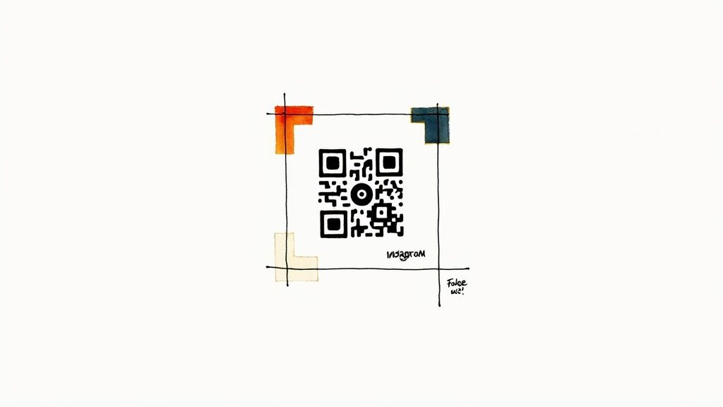 Personalisierter QR Code mit Logo und Farben