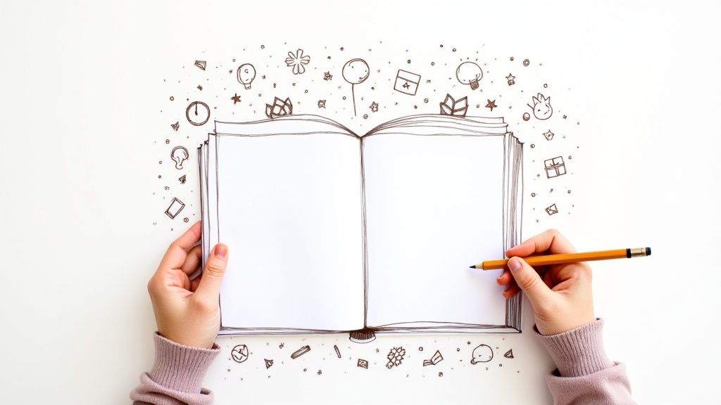 Bunte Schatztruhe voller Unterrichtsmaterial