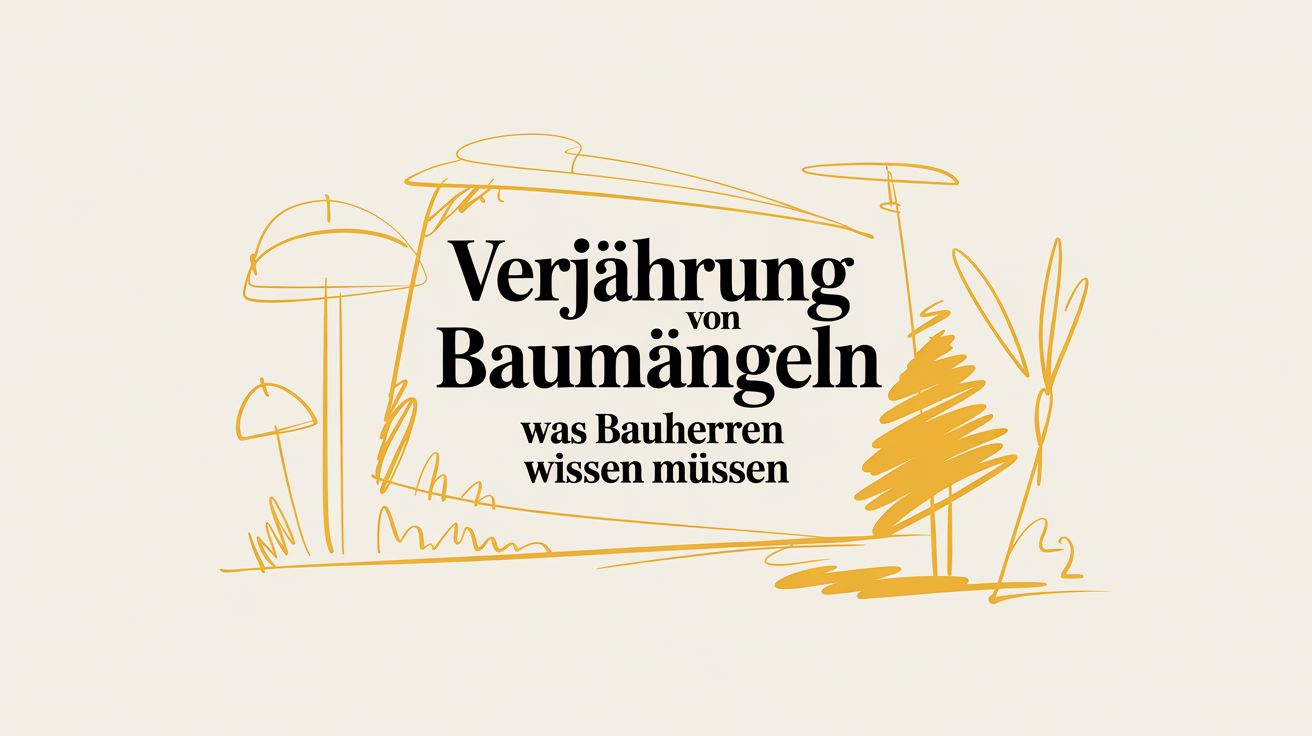 Verjährung von Baumängeln was Bauherren wissen müssen