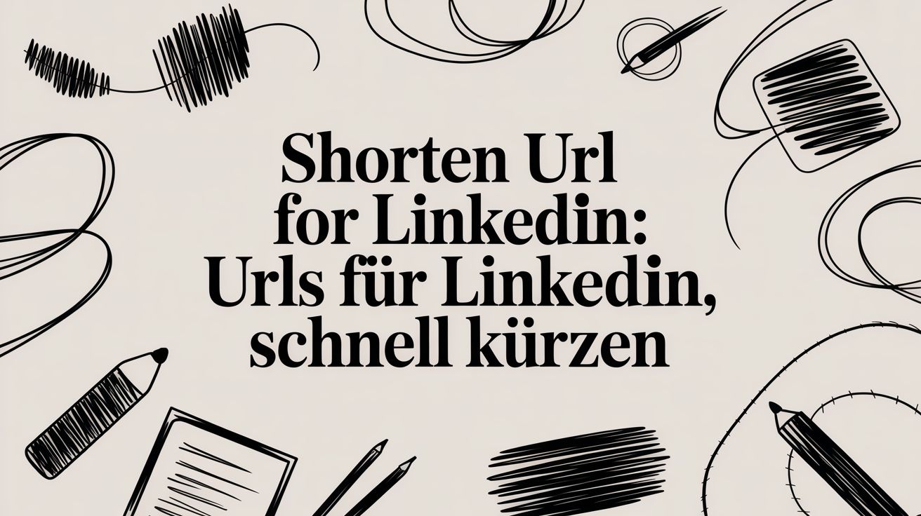 shorten url for linkedin: URLs für LinkedIn schnell kürzen