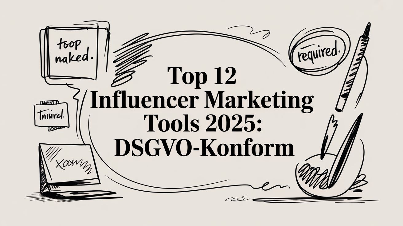 Top 12 Influencer Marketing Tools 2025: DSGVO-konform