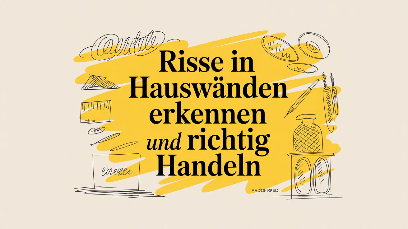 Risse in Hauswänden erkennen und richtig handeln