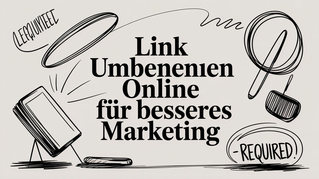Link umbenennen online für besseres Marketing