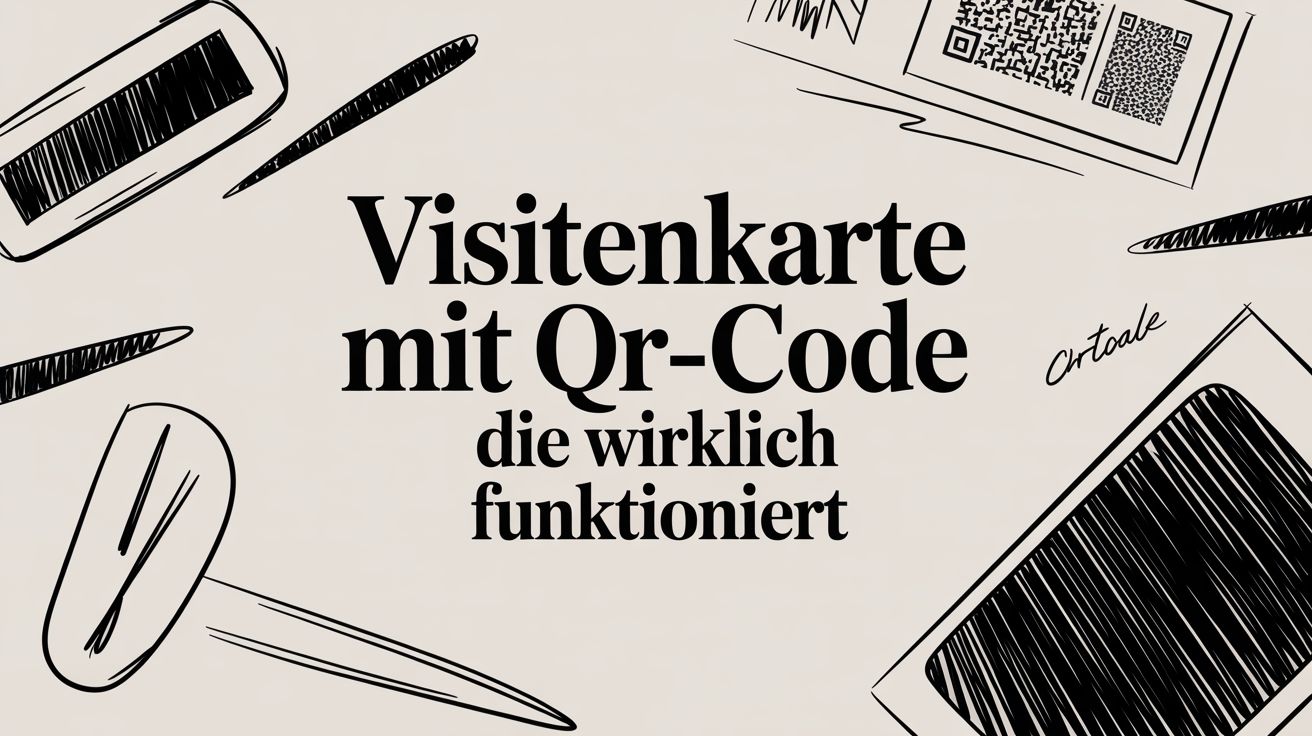 Visitenkarte mit QR-Code die wirklich funktioniert