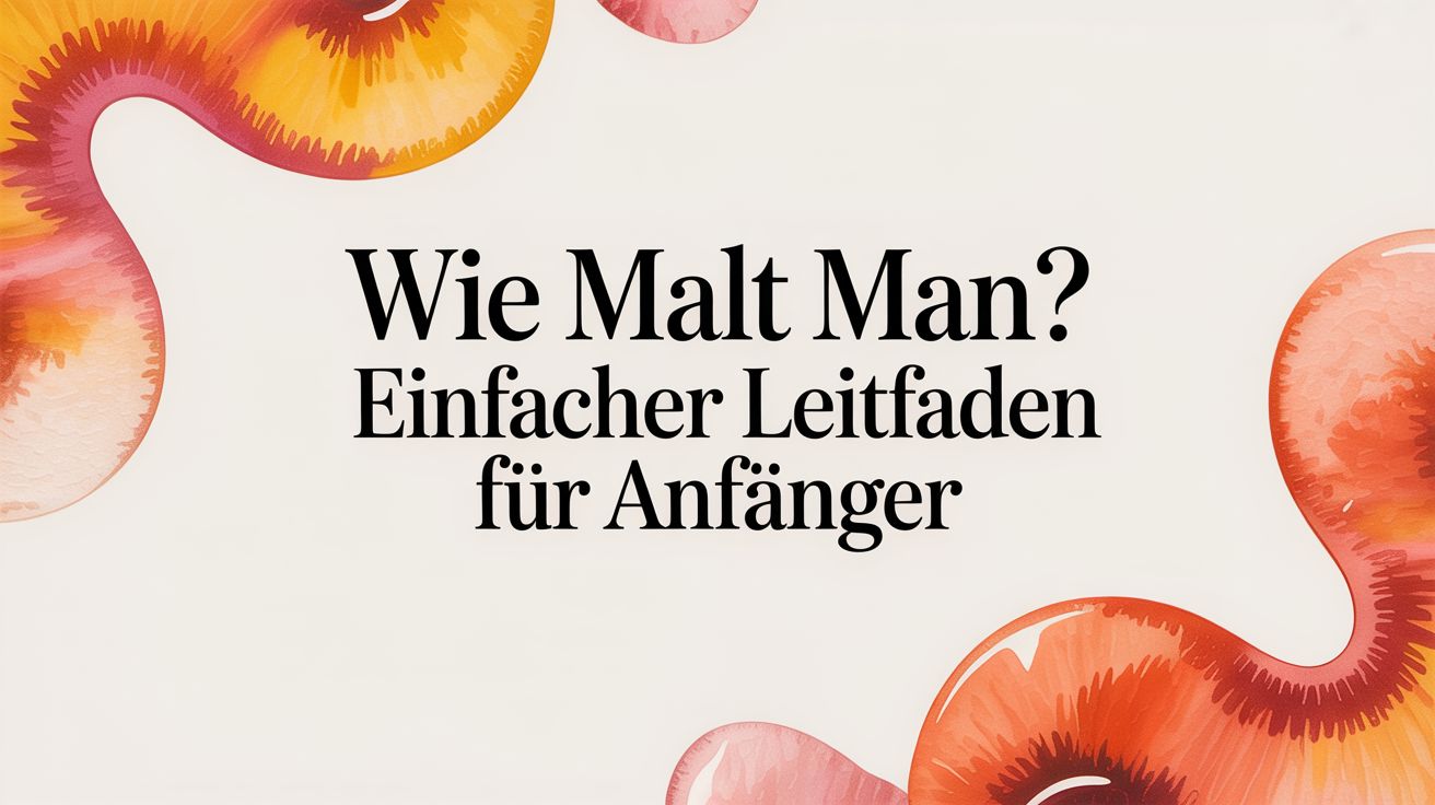 wie malt man? Einfacher Leitfaden für Anfänger