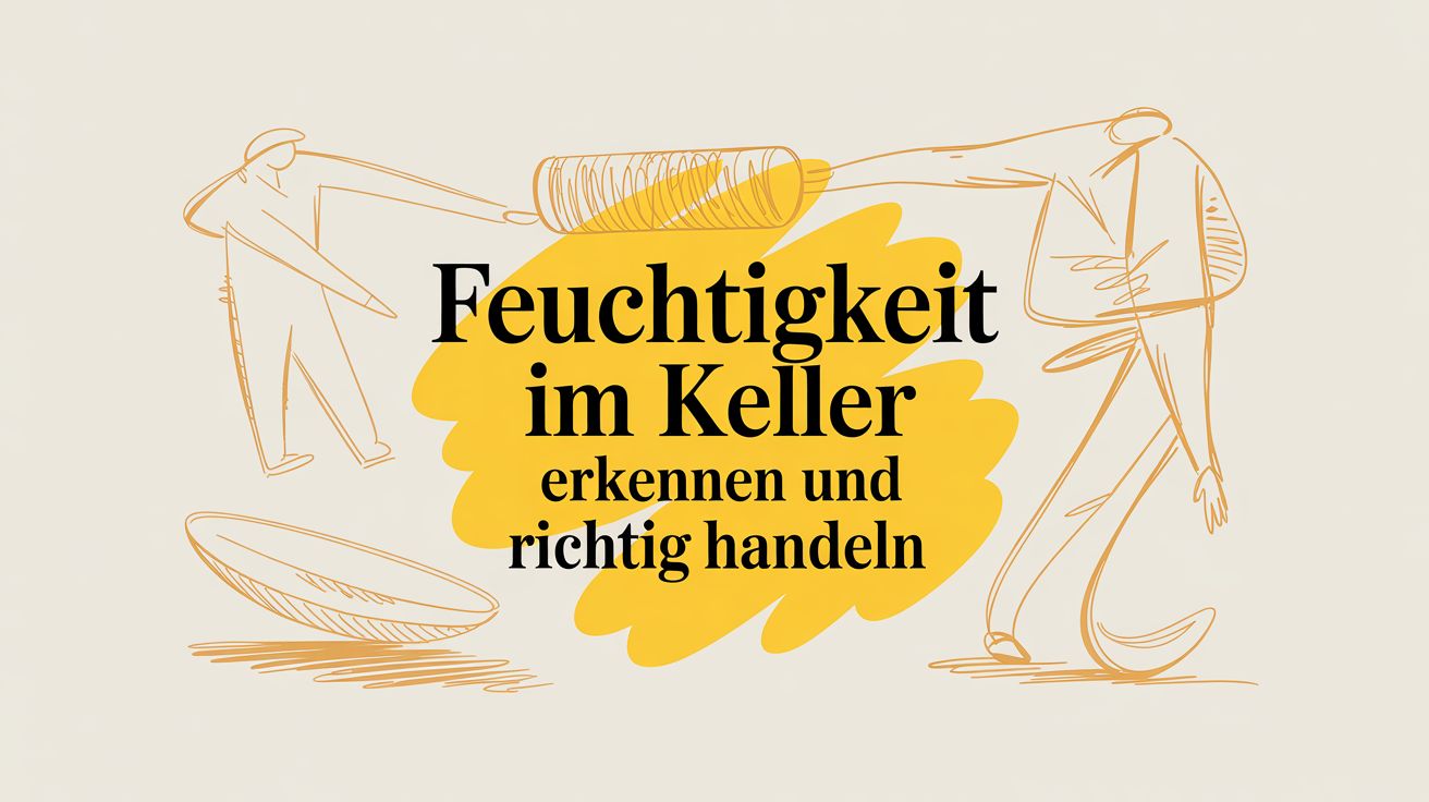 Feuchtigkeit im Keller erkennen und richtig handeln