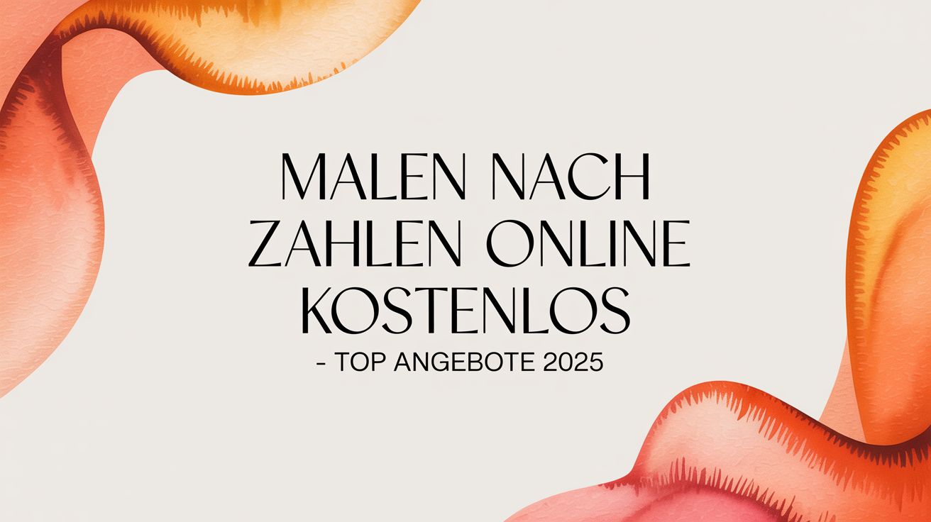 malen nach zahlen online kostenlos – Top Angebote 2025