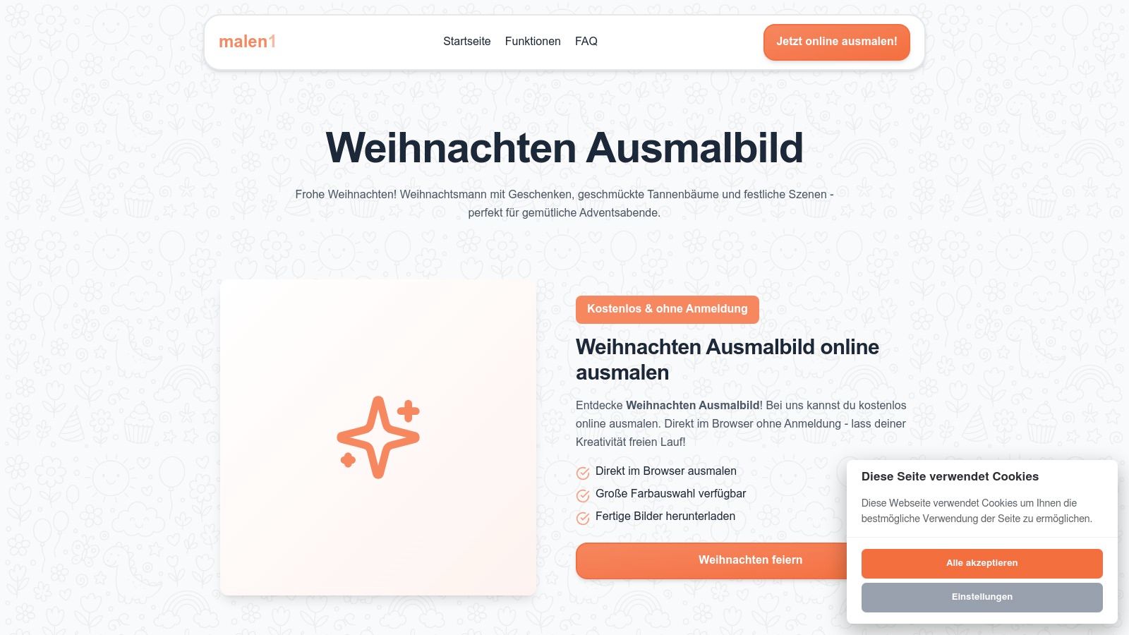 Weihnachten Ausmalbild – Weihnachts-Ausmalbilder | Festliche Motive kostenlos