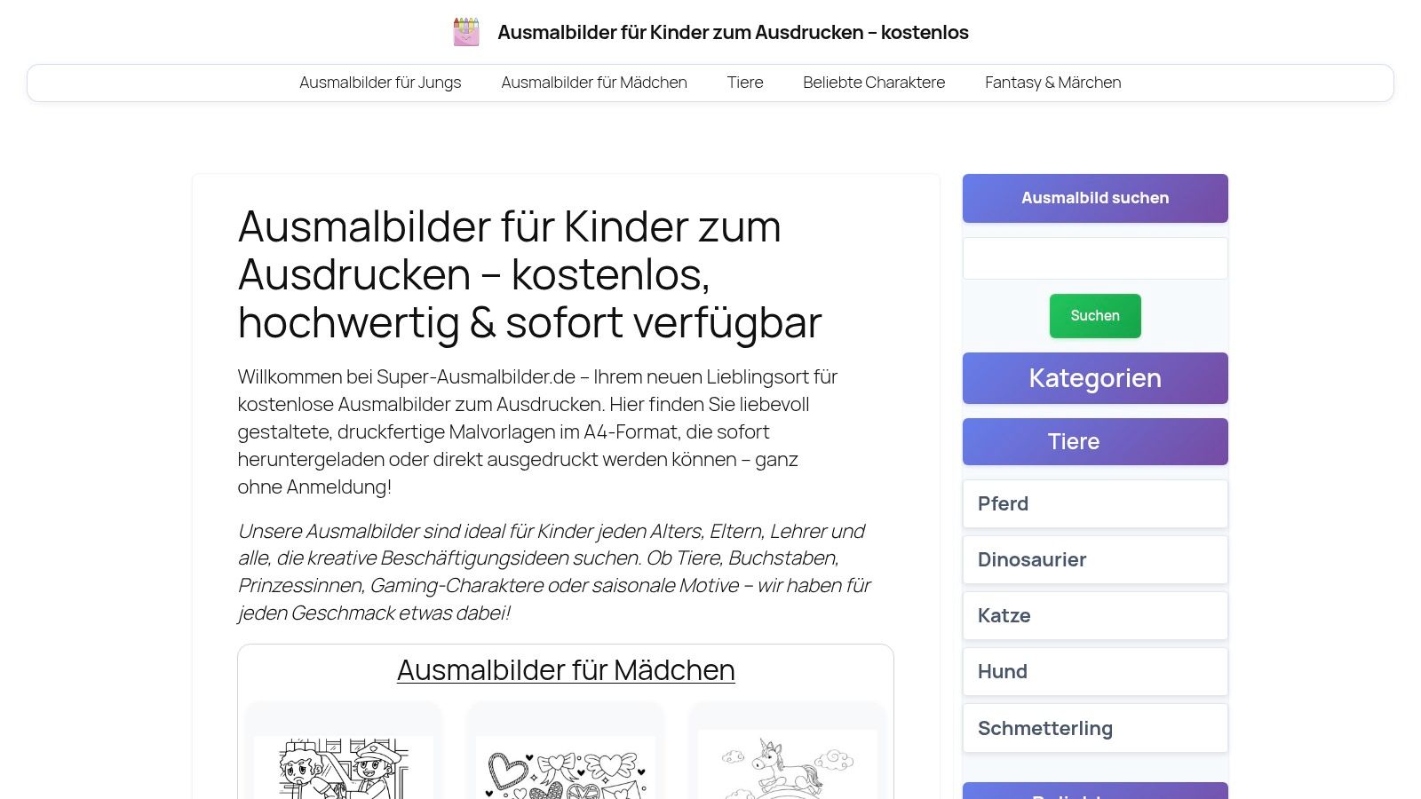 Super-Ausmalbilder.de