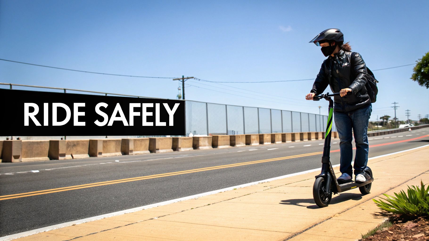 A person looking at their phone with a thoughtful expression, with an electric scooter nearby.