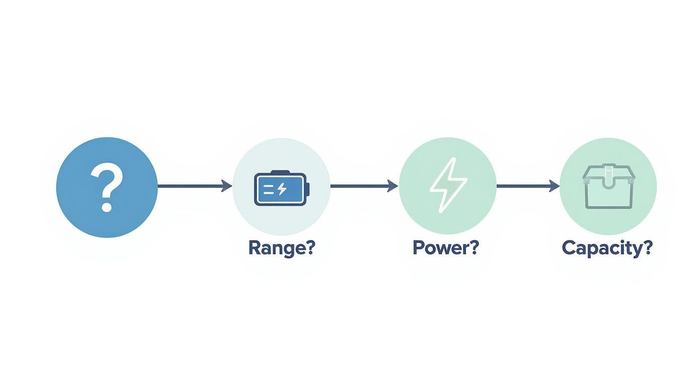 Infographic about electric bicycle for delivery