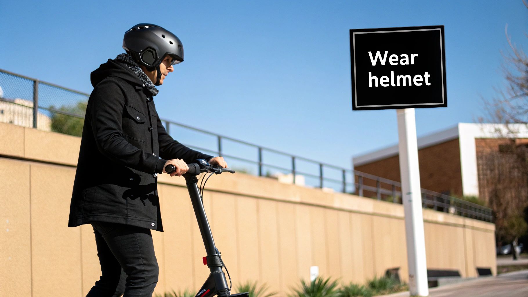 Always Wear a Properly Fitted Helmet