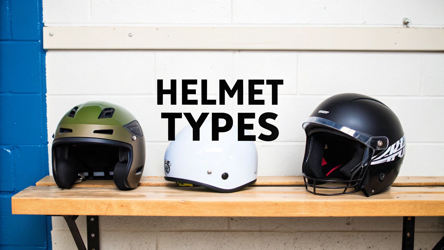 Several electric scooter helmets with different designs and technologies