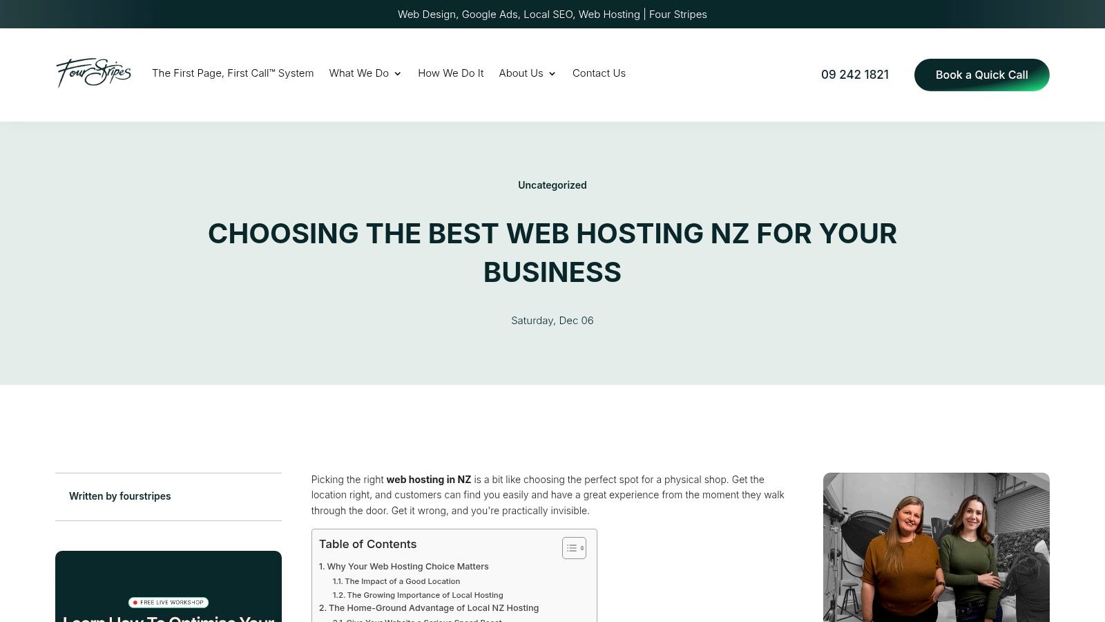 Choosing the Best Web Hosting NZ for Your Business