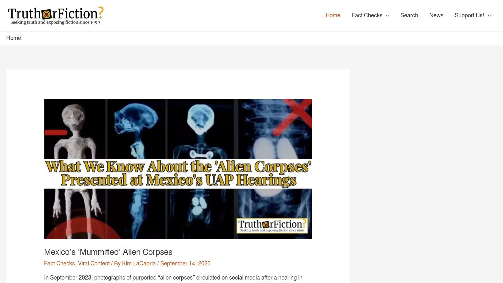 TruthOrFiction.com