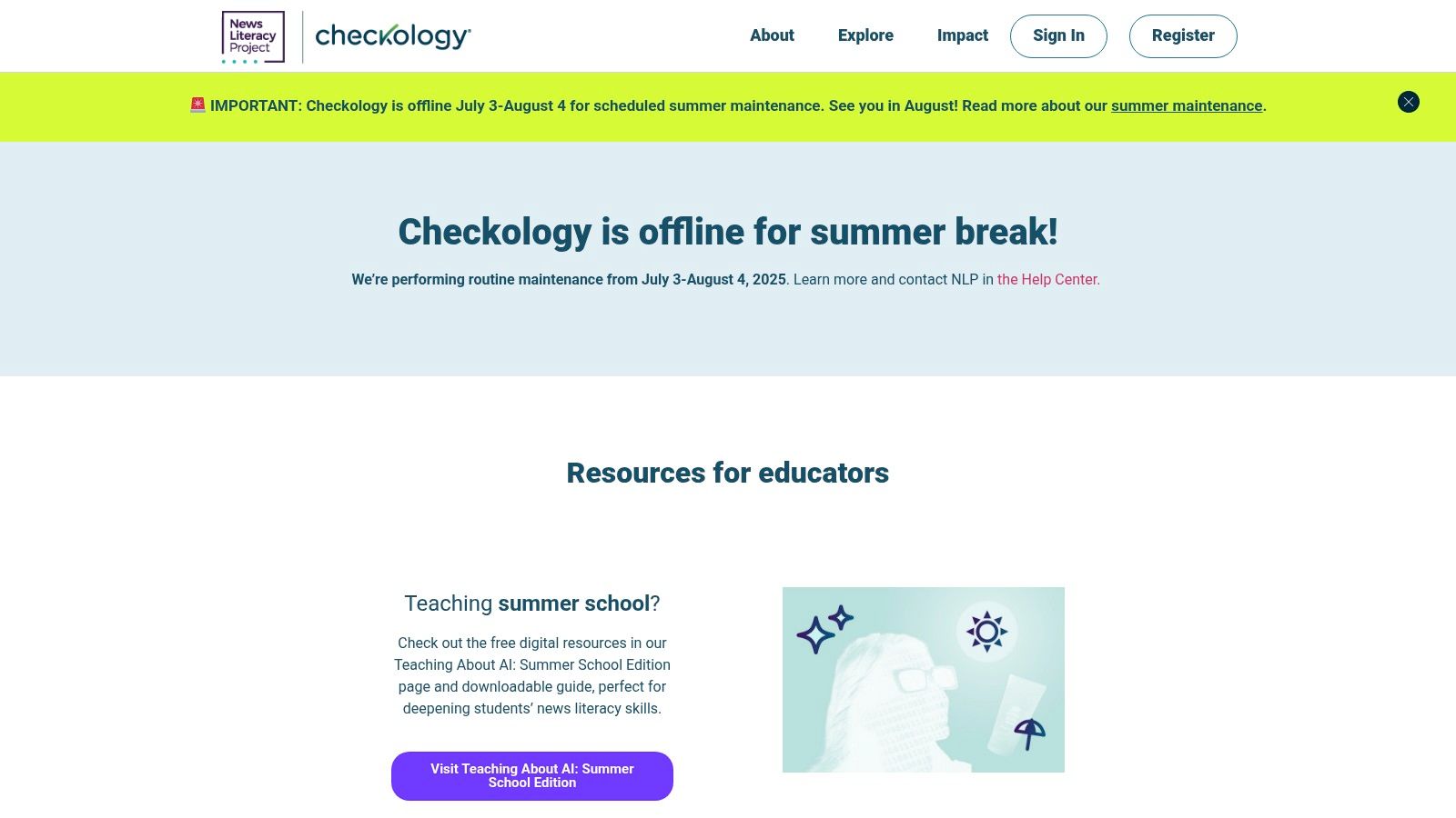 Checkology