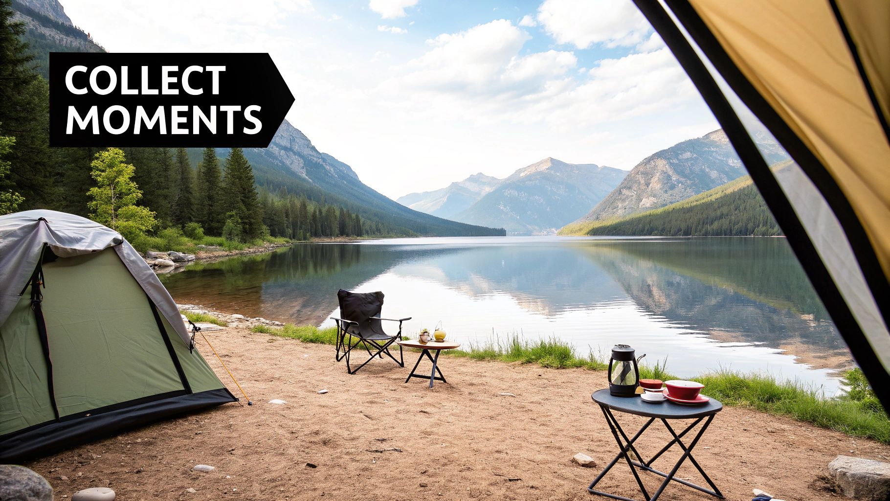 Collect moments, not things.