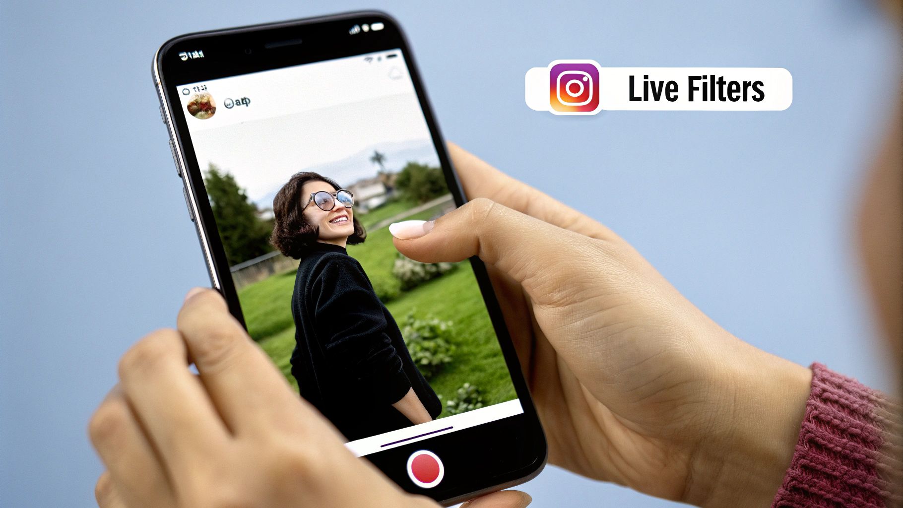 A creator repurposing their Instagram Live video content after the broadcast ends