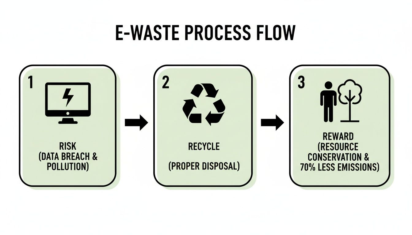 A Guide To E-Waste Recycling Decatur For Modern Businesses, Green Atlanta 404-666-4633 Commercial Services