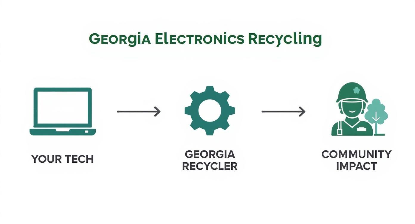 Georgia Electronics Recycling A Guide To E-Waste, Green Atlanta 404-666-4633 Commercial Services