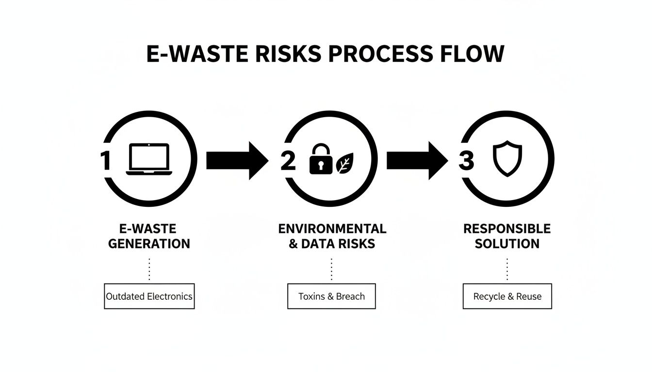 E-waste Pickup Georgia: Secure ITAD & Certified Electronics Recycling for Businesses