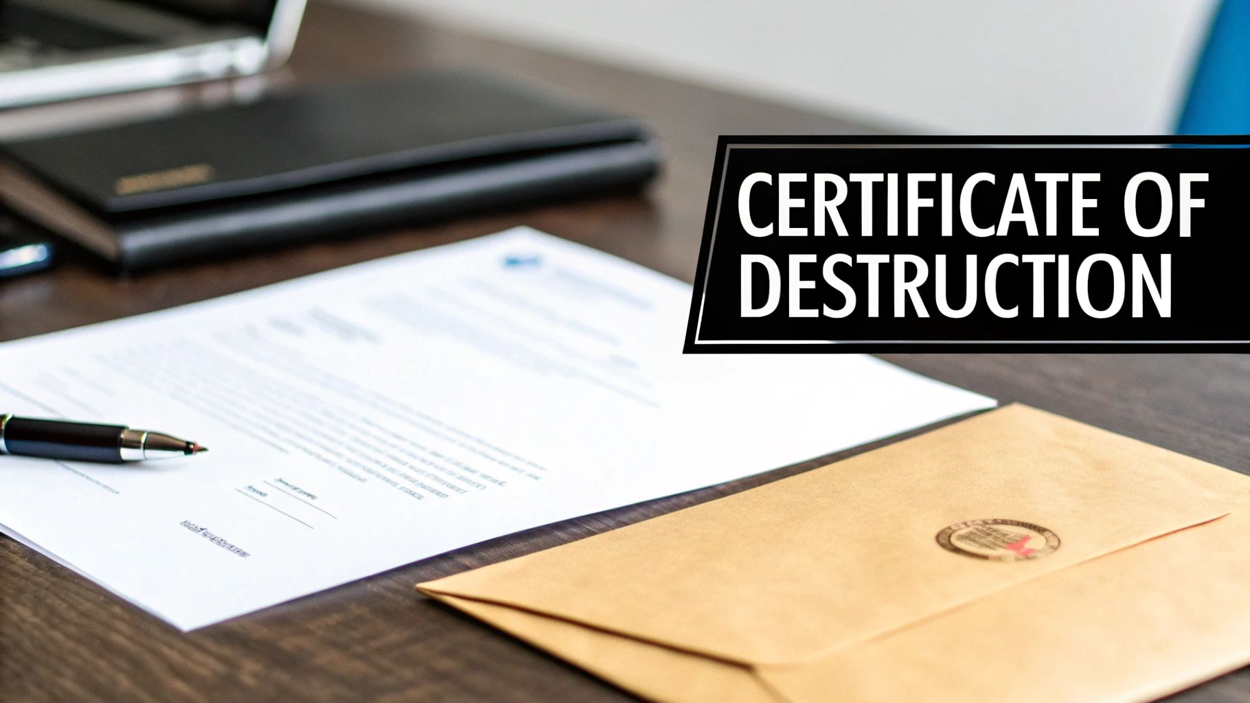 Your Guide to a Certificate of Destruction Your Guide to a Certificate of Destruction