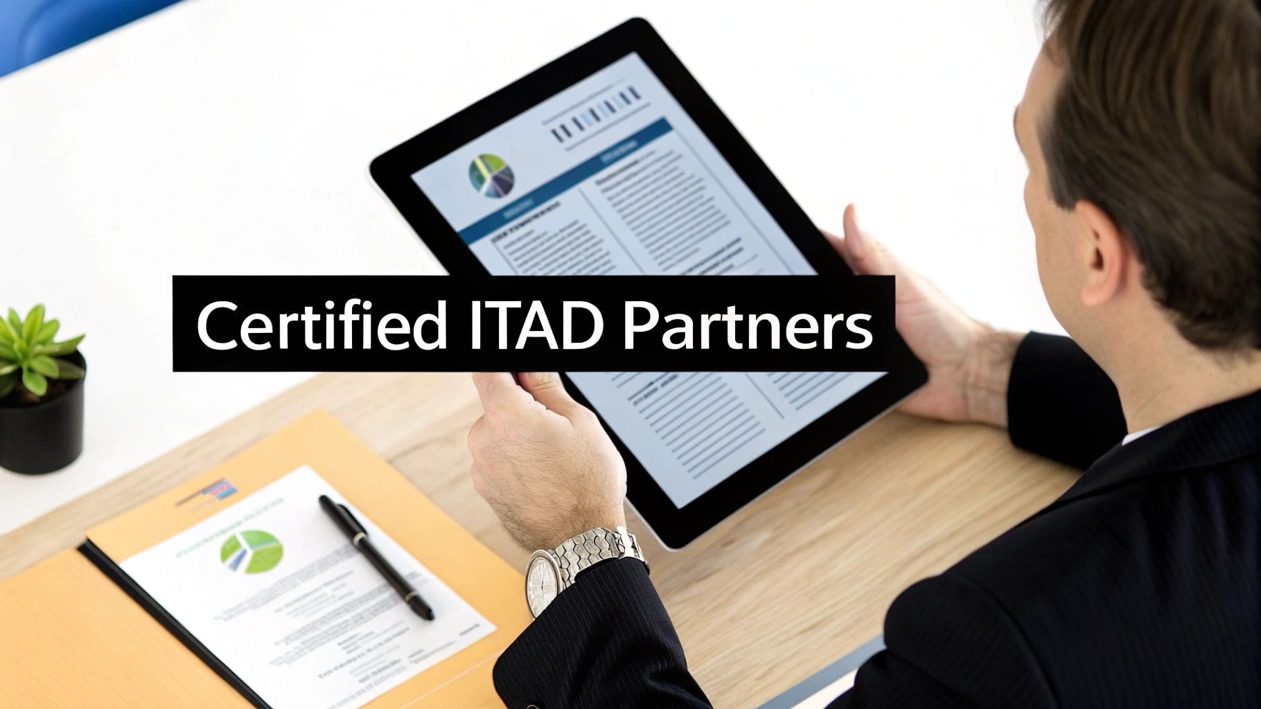 A technician in a secure ITAD facility examines a circuit board, highlighting the professional vetting process.