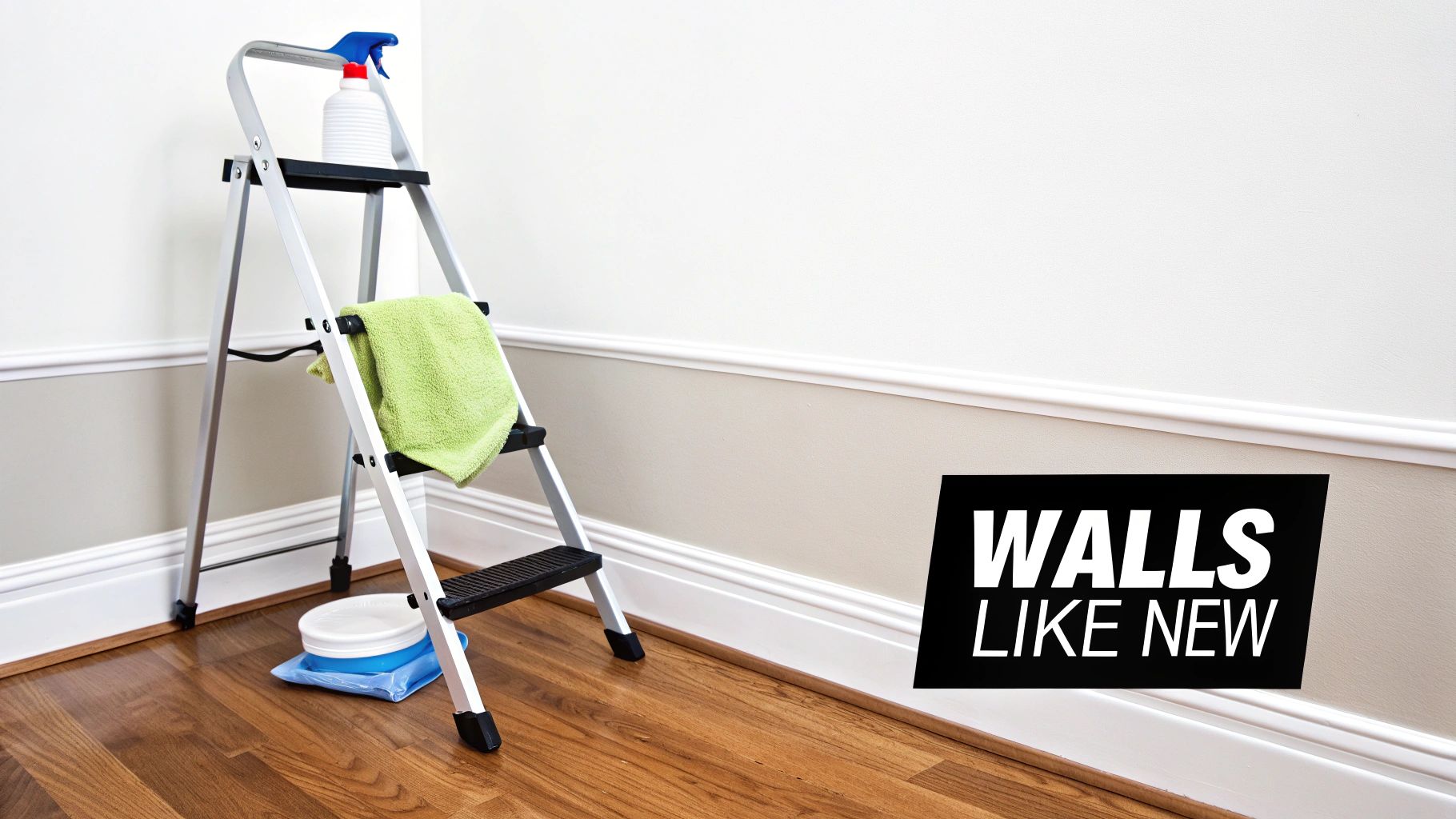 Deep Clean Walls and Baseboards