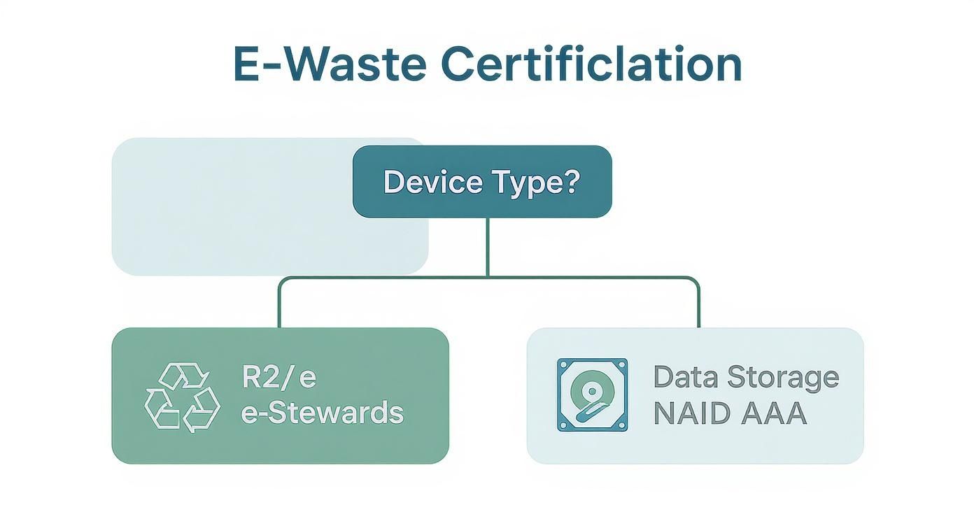 Infographic about e waste disposal companies