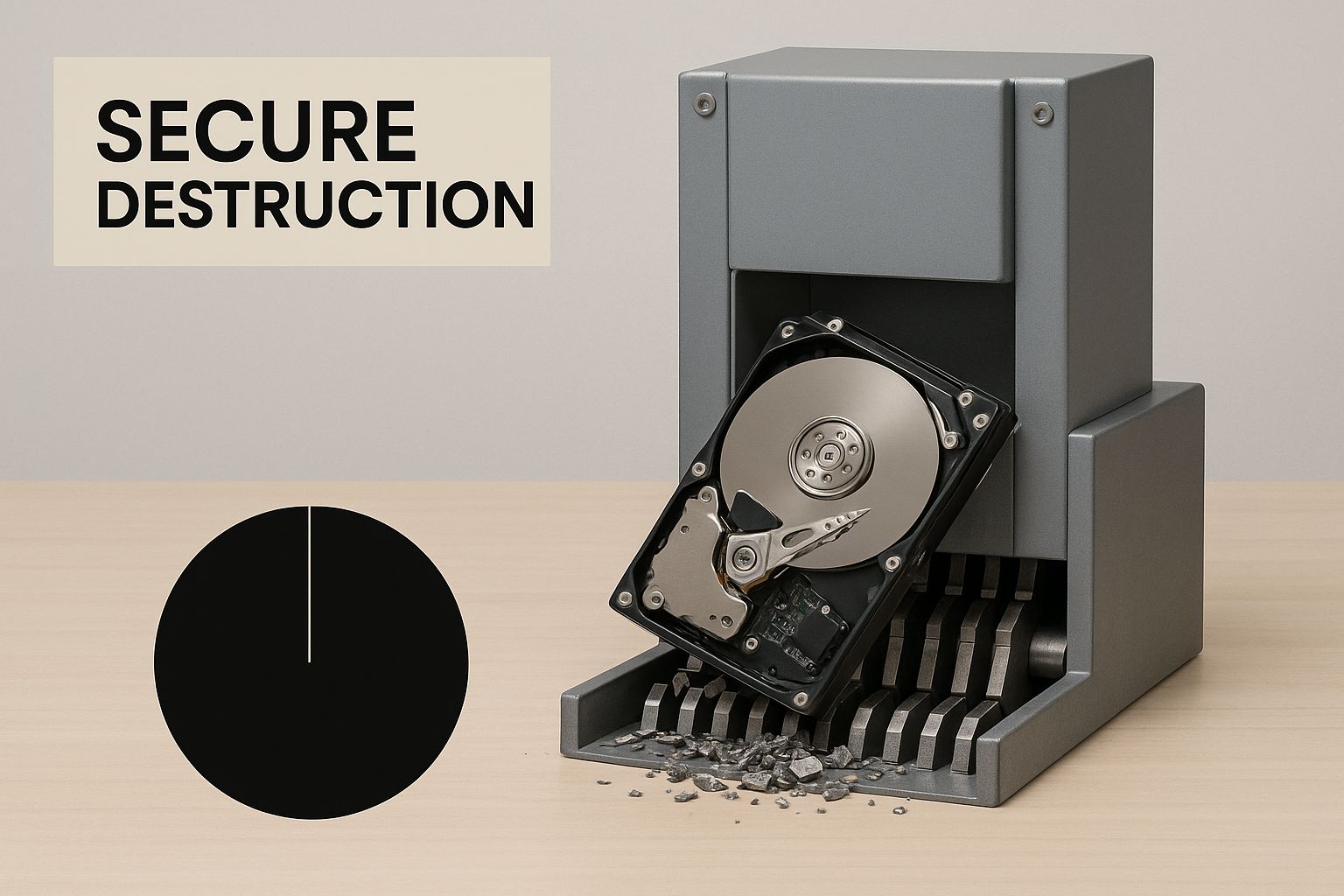Infographic about electronic waste companies