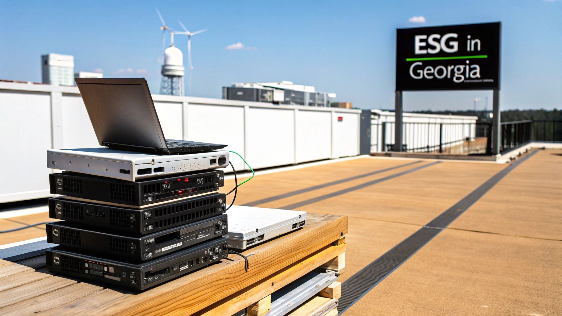 A Business Guide to ESG Electronics Recycling in Georgia: Compliance, Data Security, and Asset Value Recovery