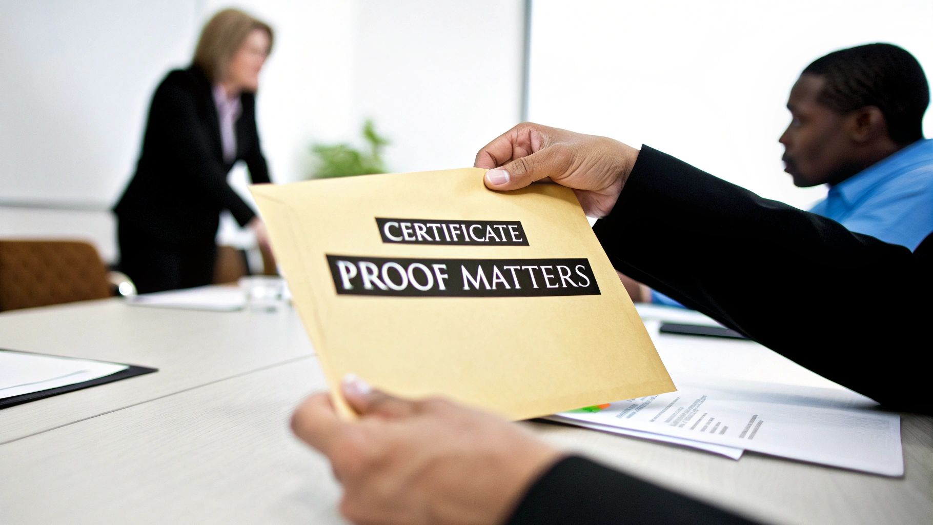 A secure facility with an industrial hard drive shredder.