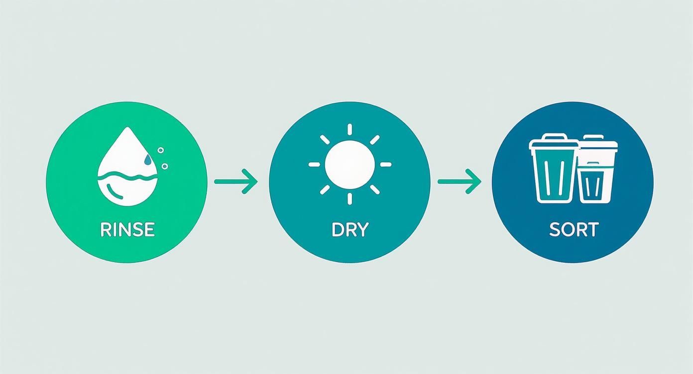 Infographic about carroll county recycle center