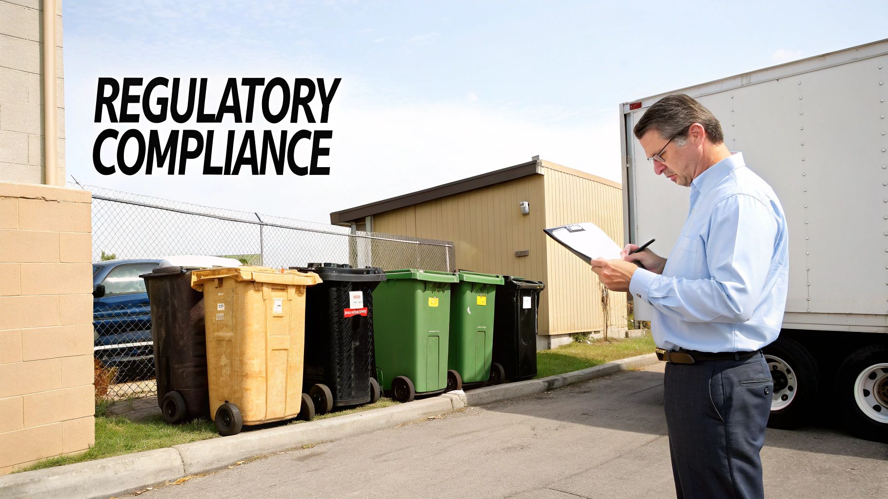 A neatly cut tree log on a green lawn, symbolizing organized and compliant tree waste disposal.