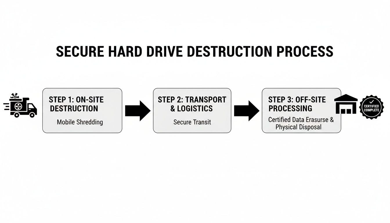 Hard Drive Destruction Georgia: Secure On-Site & Off-Site Shredding