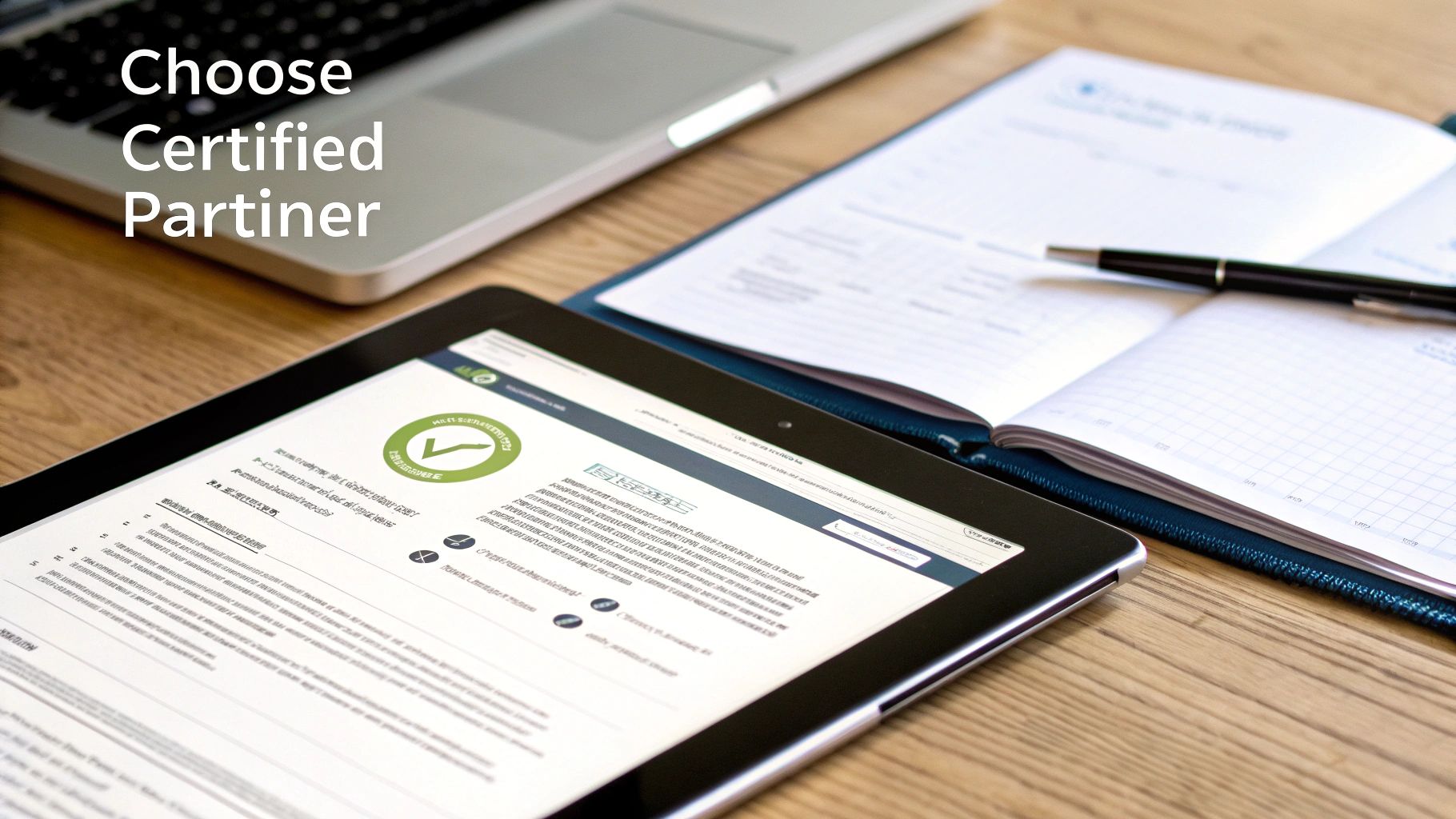 Technician examining electronic components at a recycling facility.