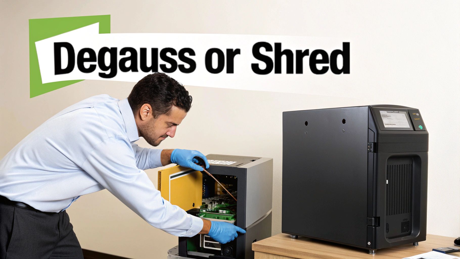 What Is Degaussing A Guide to Secure Data Destruction for Businesses