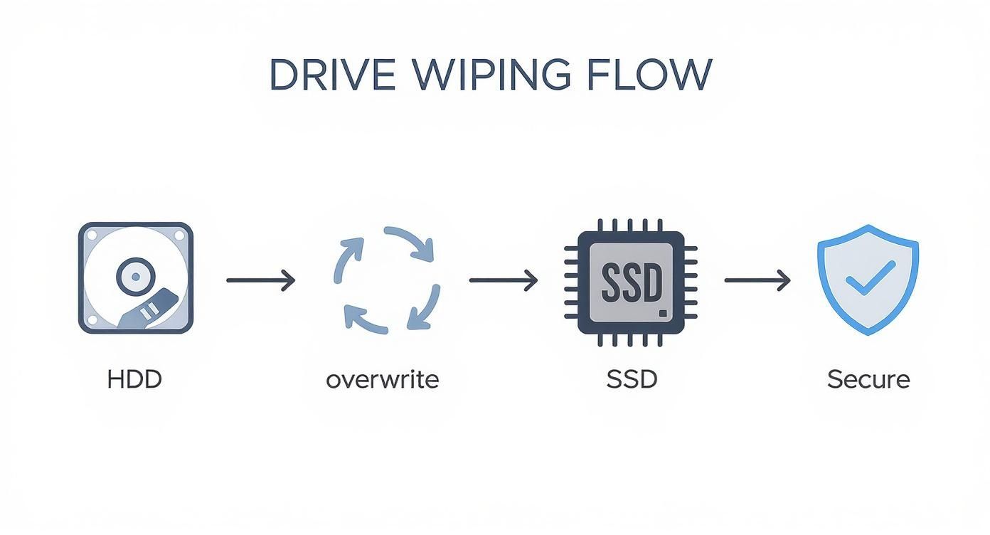 How to Securely Wipe a Computer Hard Drive: A B2B Guide