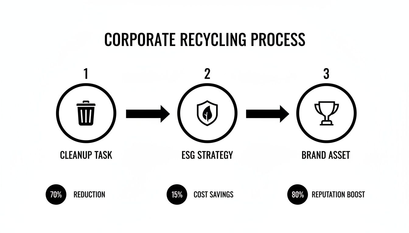 Corporate computer recycling: Boost ESG and Security for Your Business, Green Atlanta 404-666-4633 Commercial Services
