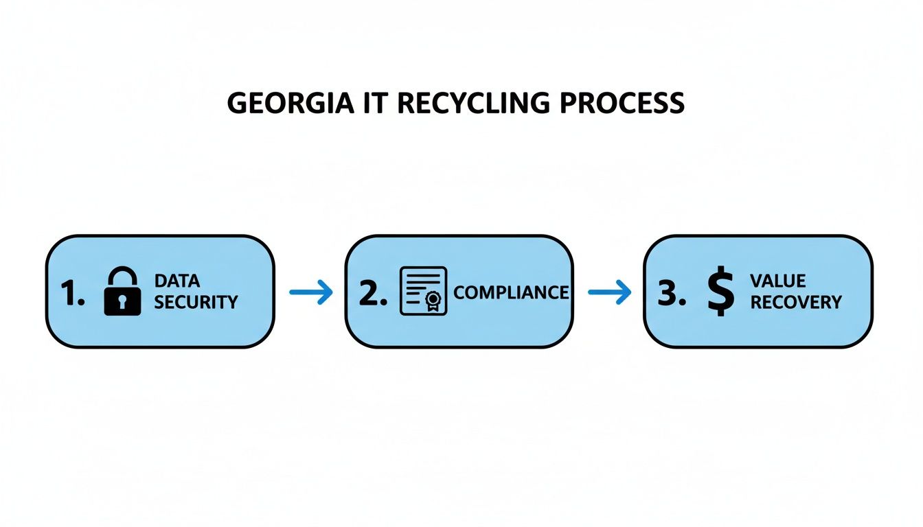 A Guide to Computer Recycling in Georgia for Businesses A Guide to Computer Recycling in Georgia for Businesses